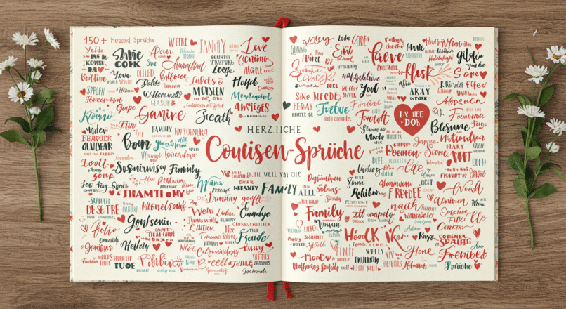 150+ Herzliche Cousinen-Sprüche: Familie, Bindung, Freude
