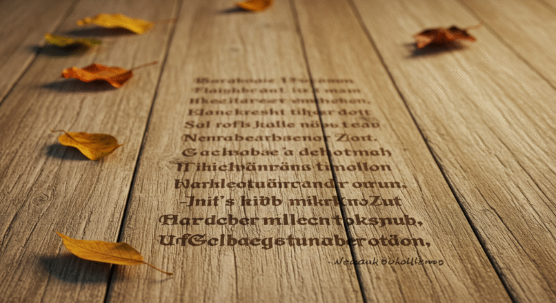 Herbstliche Reflexionen: Tiefgründige Zitate, Gedichte und Sprüche für die Goldene Jahreszeit