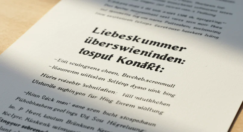 Liebeskummer überwinden trotz Kontakt: Psychologische Strategien für Heilung