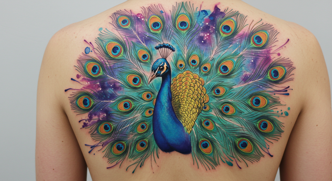 Das Pfau Tattoo: Ein majestätisches Statement auf der Haut