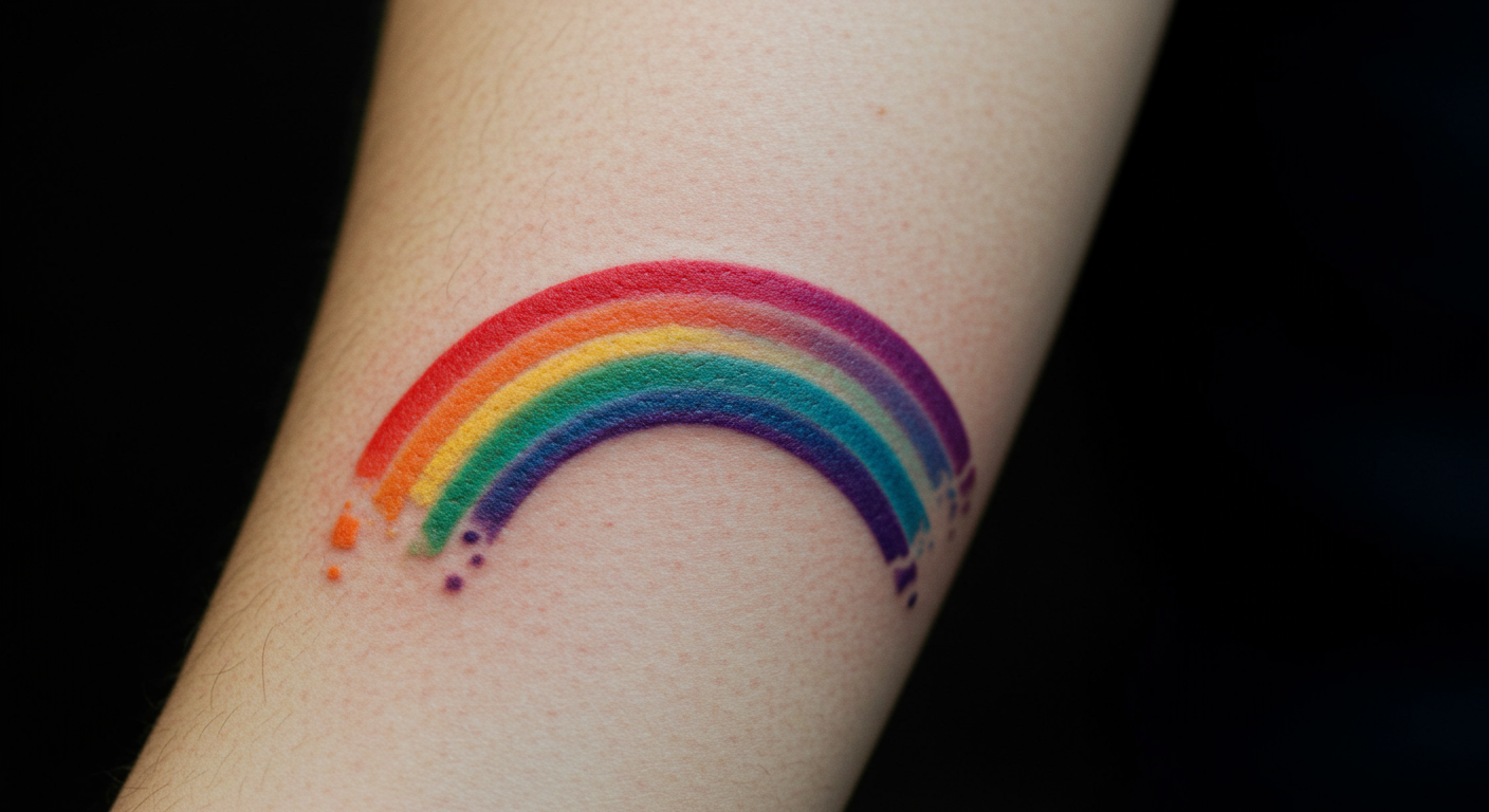 Regenbogen-Tattoo: Mehr als nur Farben auf der Haut