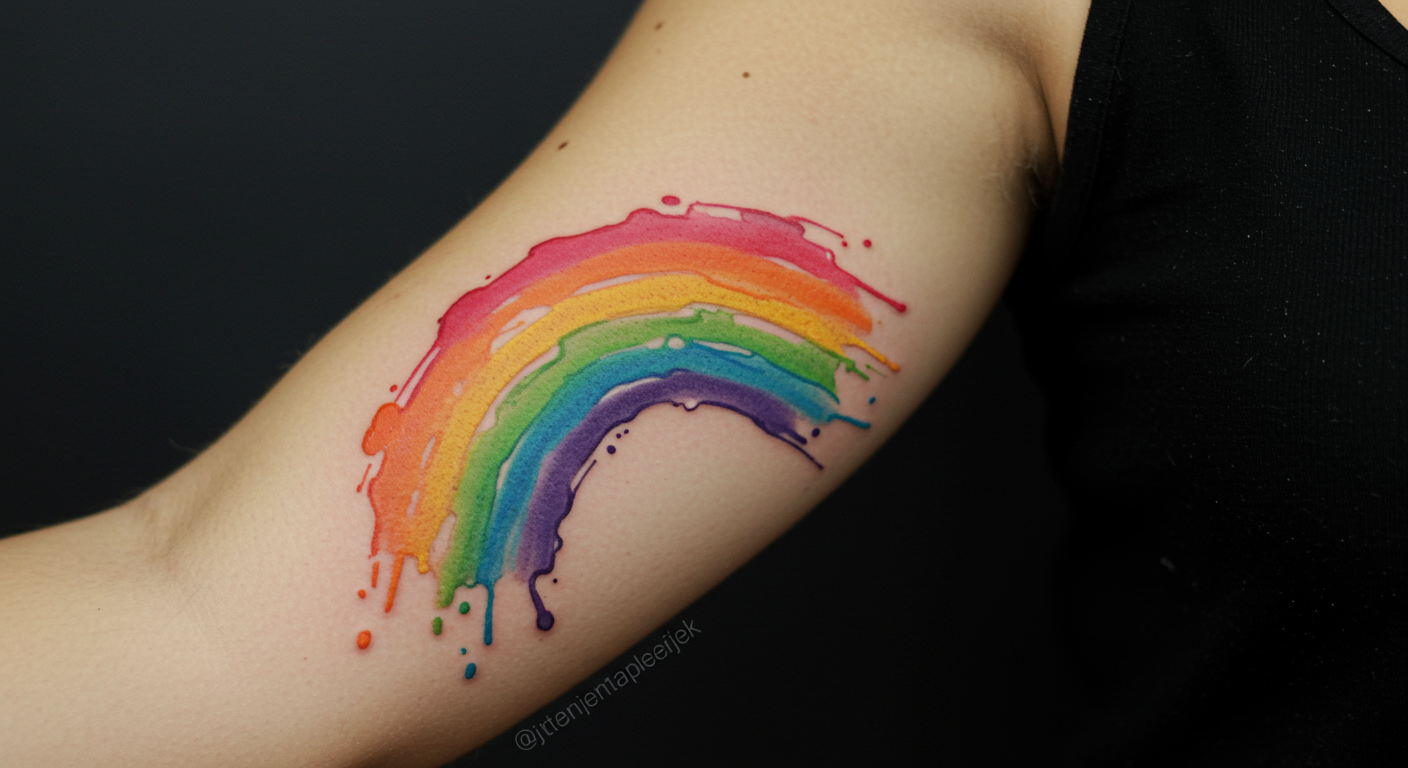 Regenbogen-Tattoo: Mehr als nur Farben auf der Haut