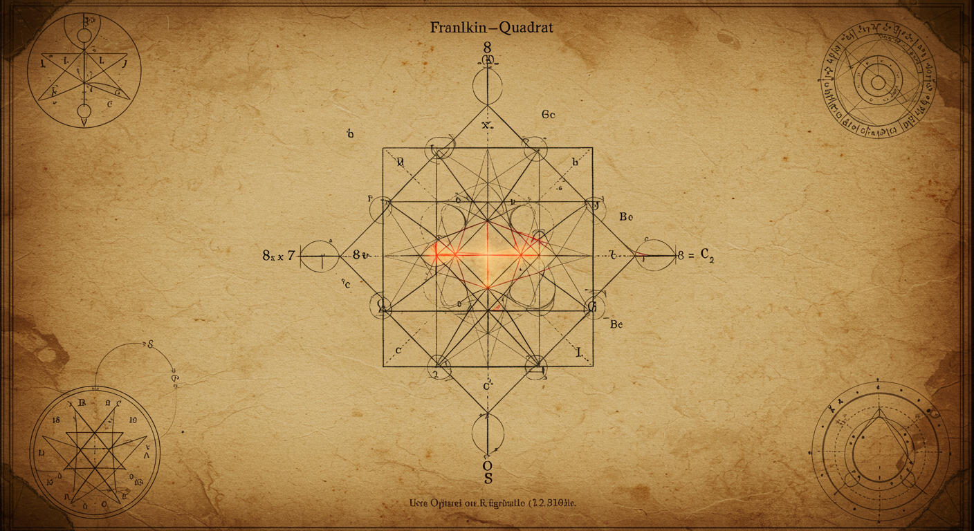 geheimzeichen der freimaurer franklin quadrat seine mystik 68ca1adb0ff8d