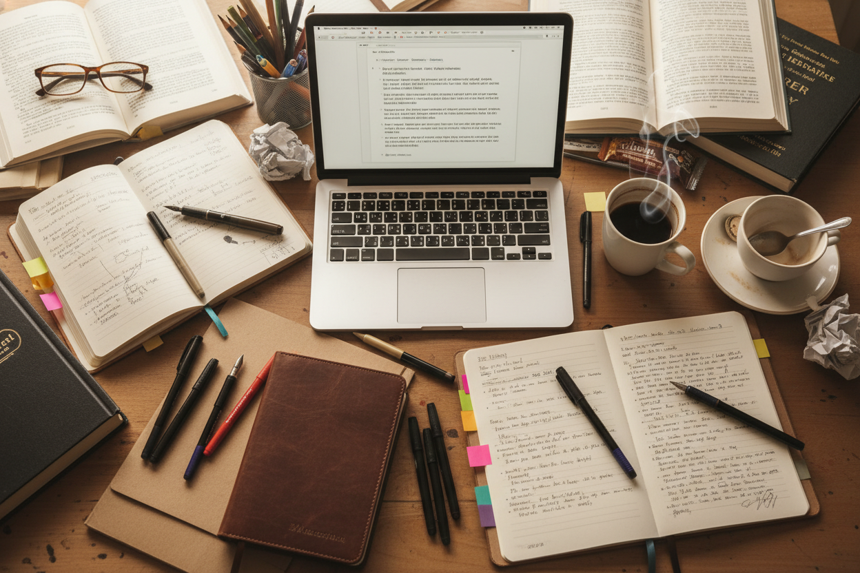 buch schreiben gegenwart oder vergangenheit 3