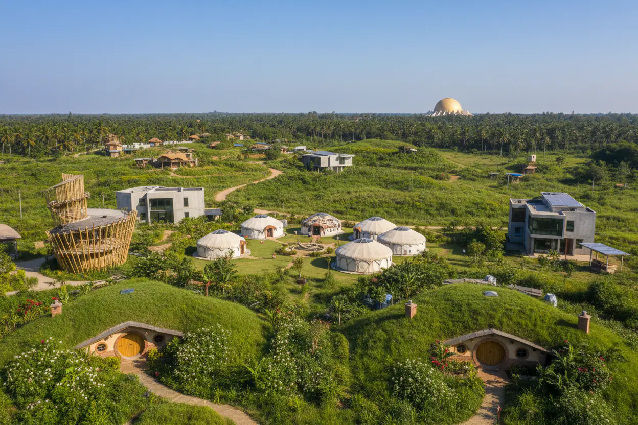 auroville ein utopisches experiment in indien vision realitaet und lektionen fuer die persoenlichkeitsentwicklung 1