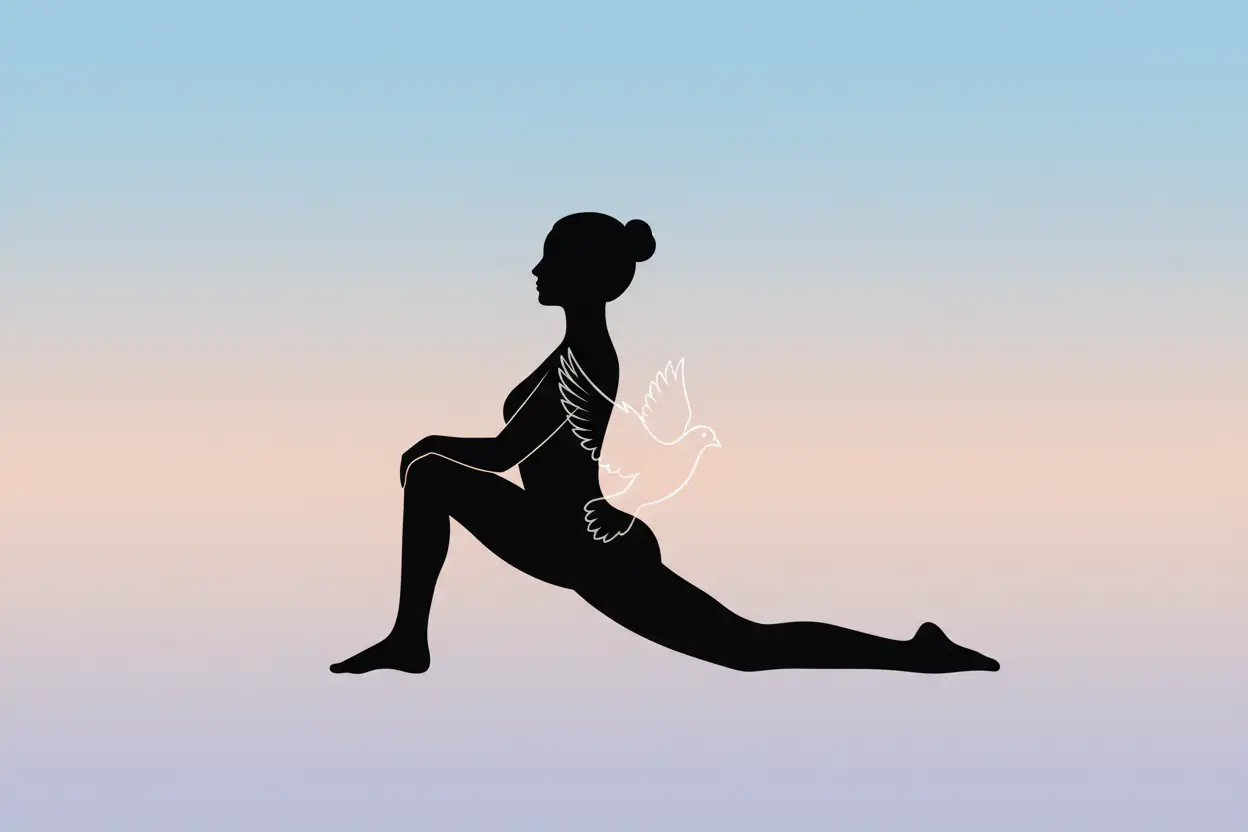 die taube im yoga anleitung fuer tiefe hueftoeffnung 1