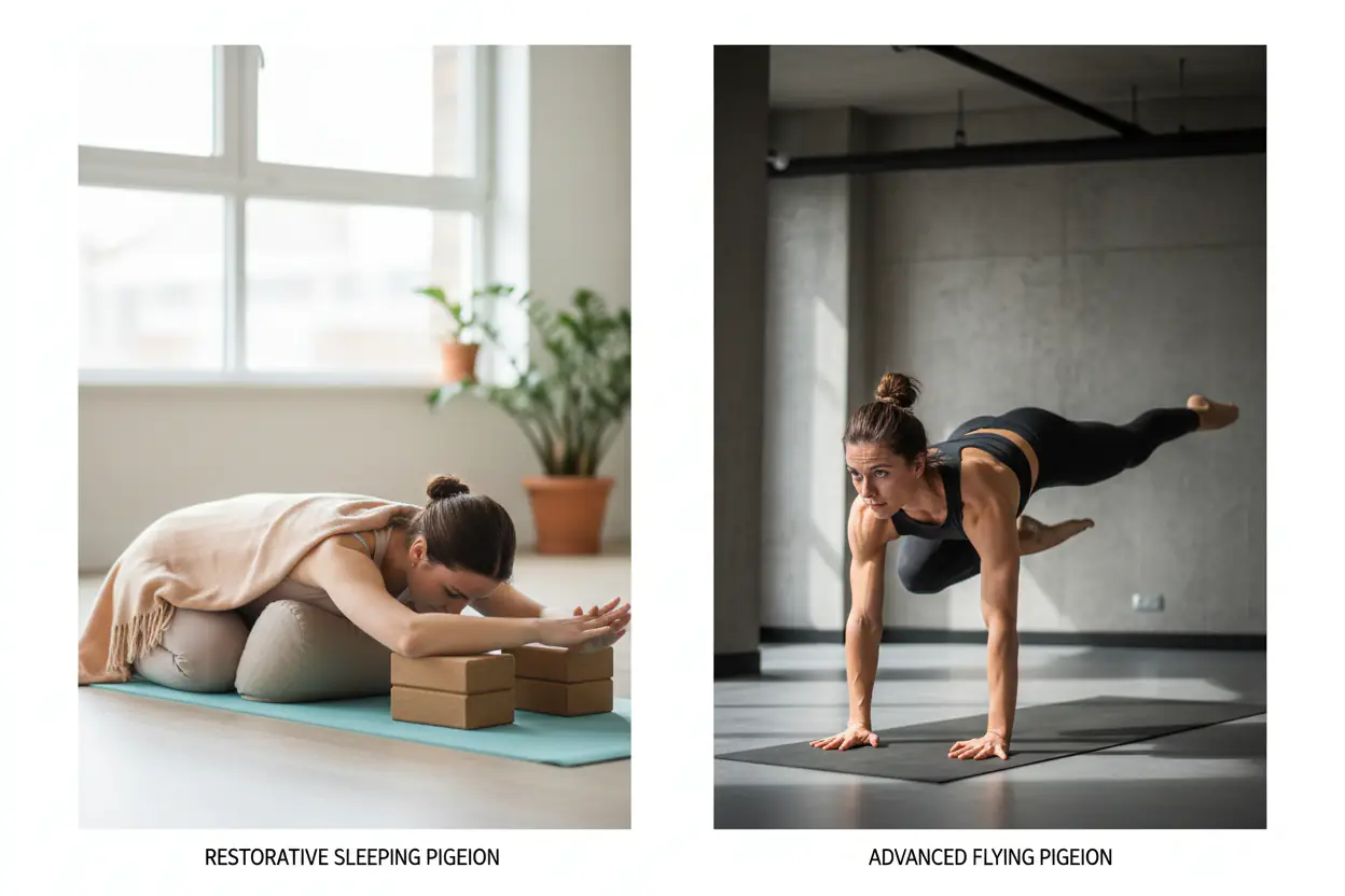 die taube im yoga anleitung fuer tiefe hueftoeffnung 3