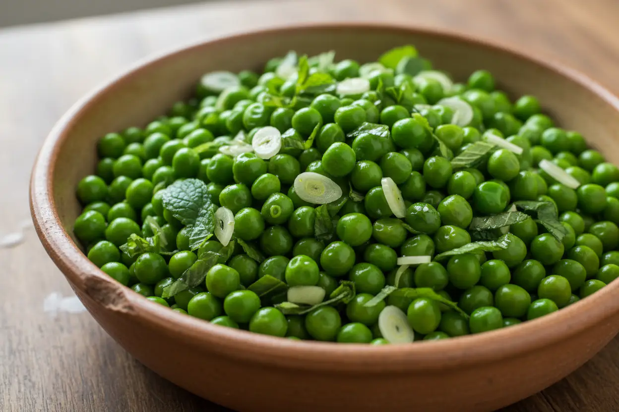 erbsen mit minze ein blitzschnelles rezept fuer puren genuss 1