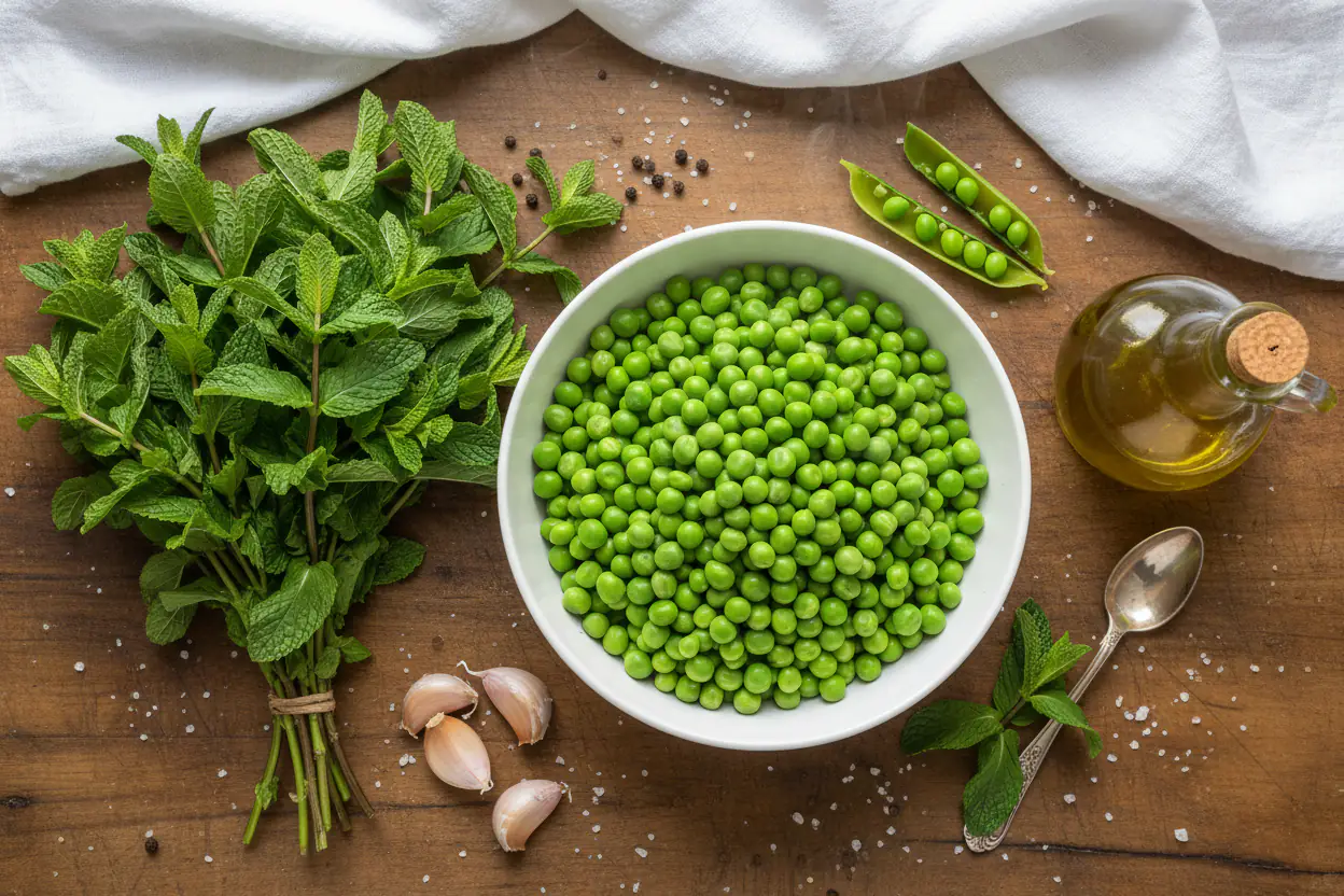 erbsen mit minze ein blitzschnelles rezept fuer puren genuss 2