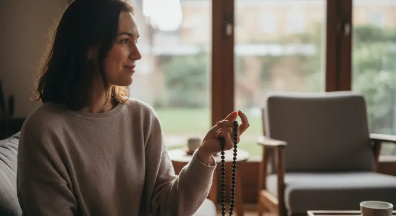 Japa Meditation mit Mala: Ihr Weg zu innerer Ruhe und tiefem Fokus