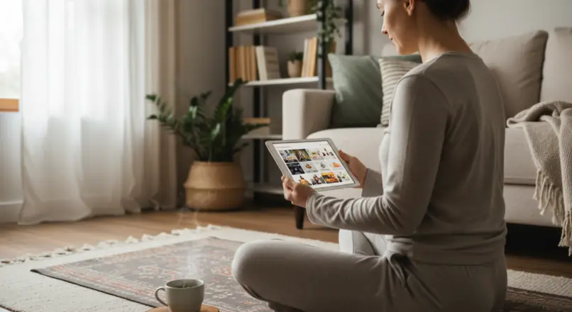 Online-Yoga als Weg zur inneren Stärke: Mehr als nur Bewegung