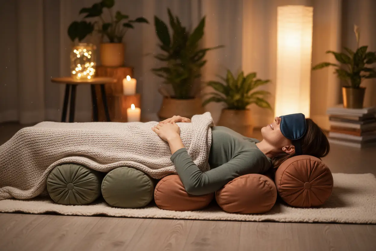 restorative yoga tiefenentspannung fuer koerper und geist 1