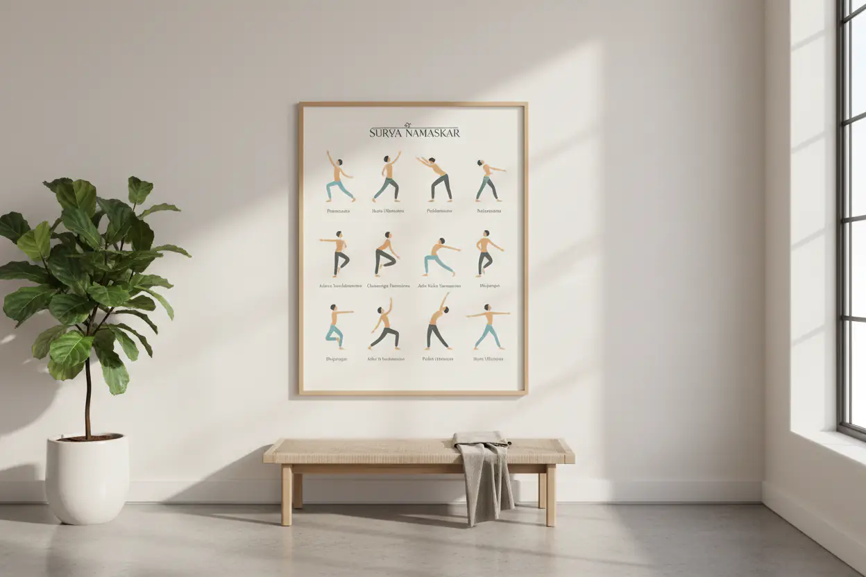 yoga poster inspiration und harmonie fuer deinen persoenlichen raum 2
