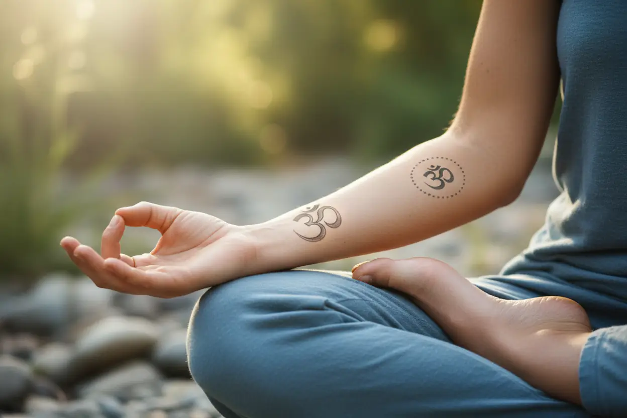 yoga tattoos tiefere bedeutung persoenlicher ausdruck auf der haut 1