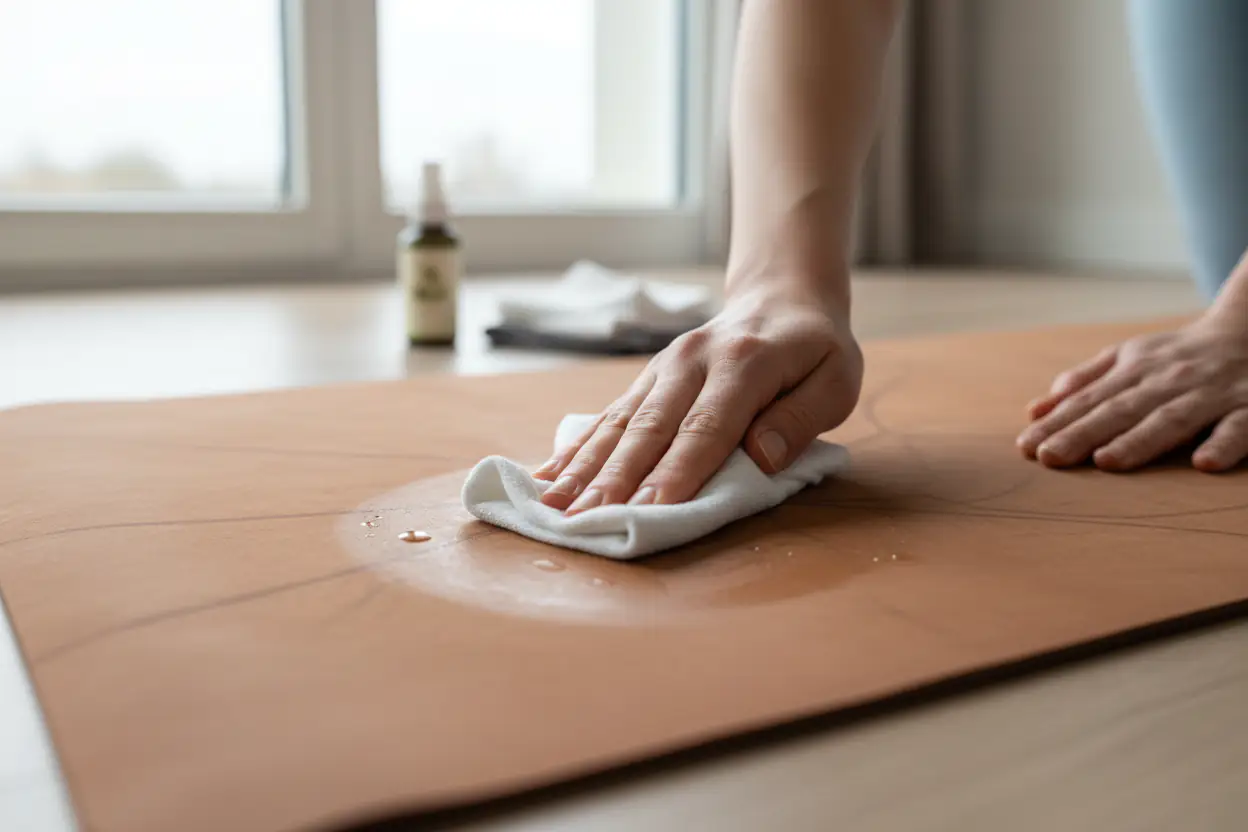 yogamatte richtig waschen tipps fuer hygiene und langlebigkeit 1